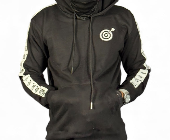Found Yourself™ Bullseye Hoodie — Black