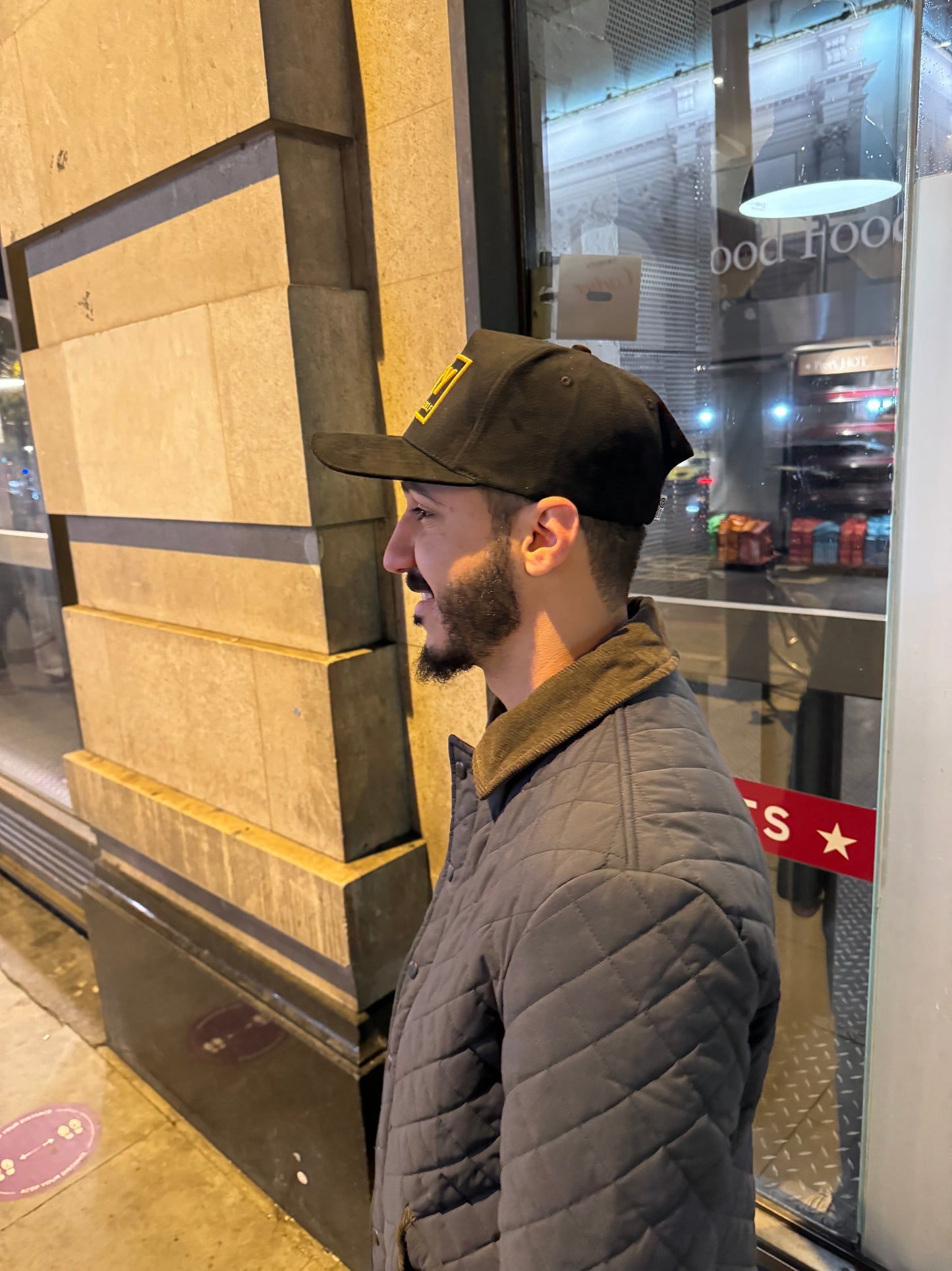 Found Yourself Black and Yellow Suede Luxury Cap