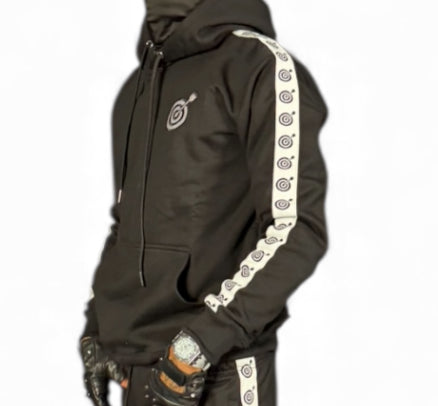 Found Yourself™ Bullseye Hoodie — Black