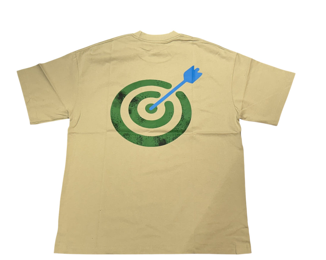 FOUND YOURSELF Box Logo Tee – Sandstone