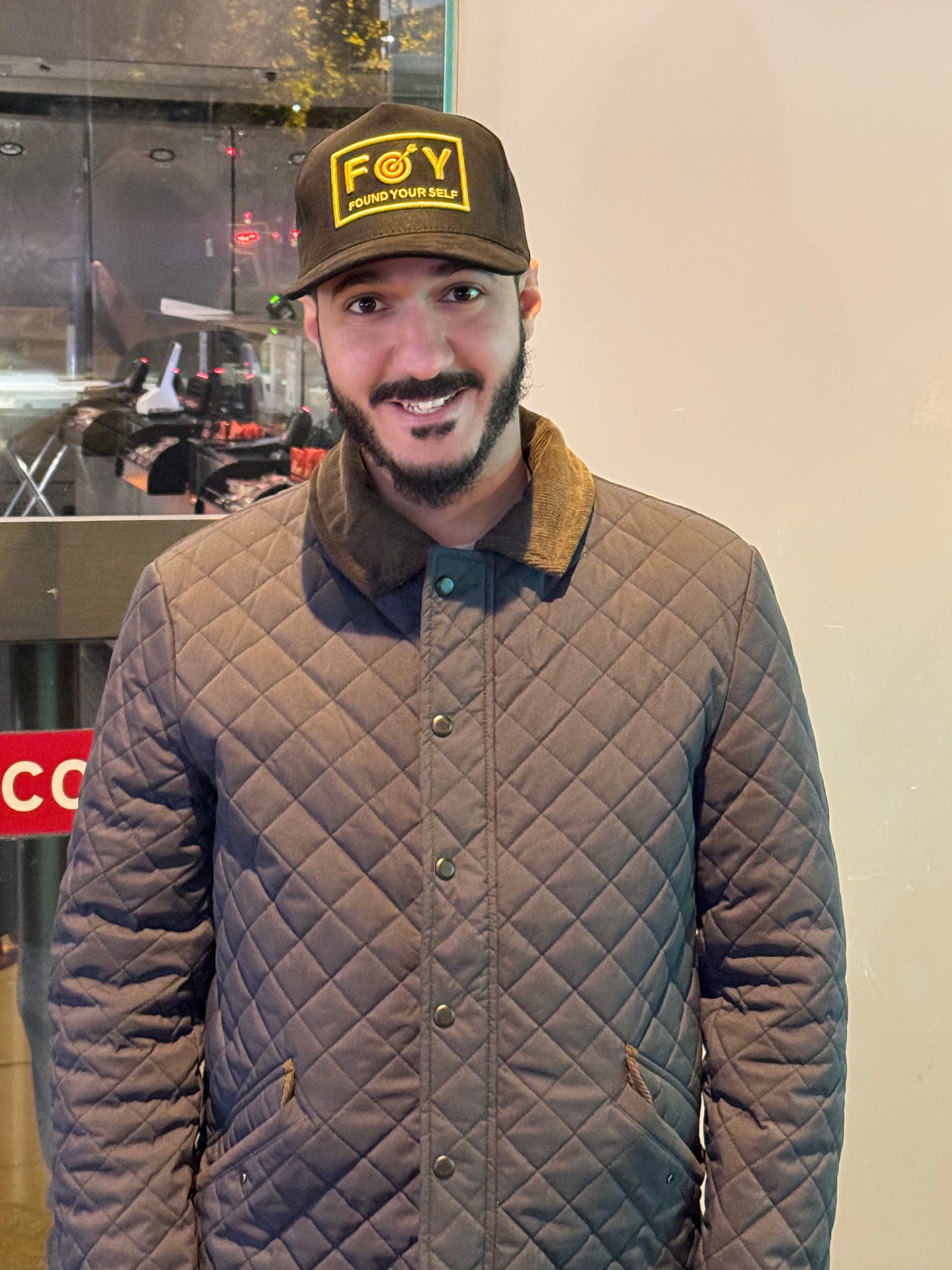 Found Yourself Black and Yellow Suede Luxury Cap