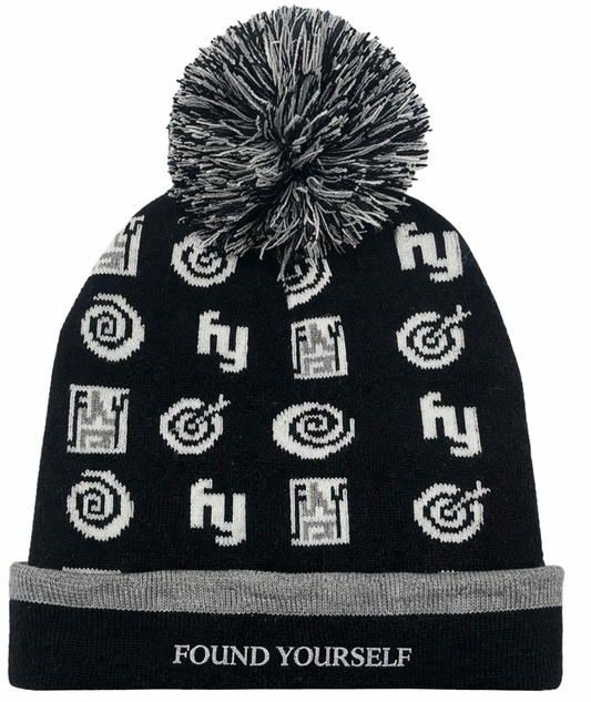 Found Yourself Bullseye Beanie - Precision in Every Stitch