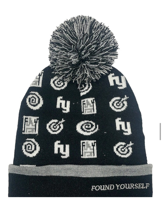 Found Yourself Bullseye Beanie - Precision in Every Stitch